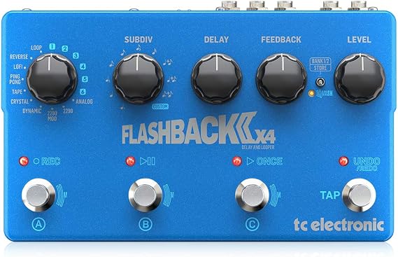 TC Electronic Flashback X4 Guitar Delay Effects Pedal