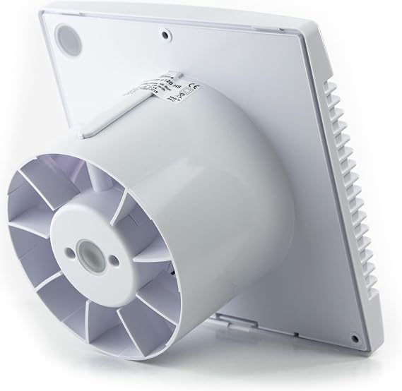 Premium Kitchen Bathroom Wall High Flow Extractor Fan 100mm with Humidity Sensor