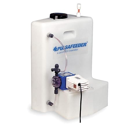 Pulsafeeder J40492 Tank; PE, 15 gallons. Includes 3/8" PVC bulkhead fitting