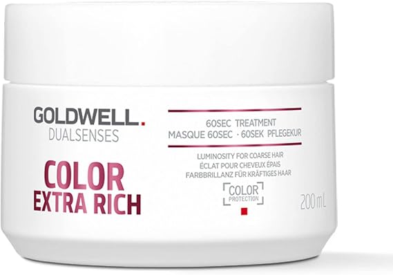 ゴールドウェル Dual Senses Color Extra Rich 60Sec Treatment Luminosity For Coarse Hair 200ml