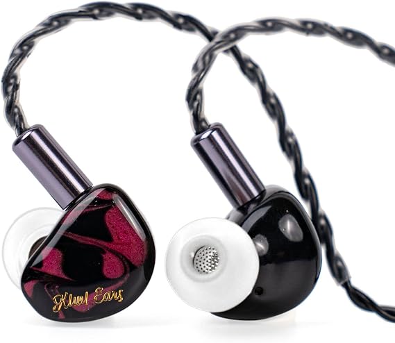 Linsoul Kiwi Ears Cadenza 10mm Beryllium Dynamic Driver IEMs, Red