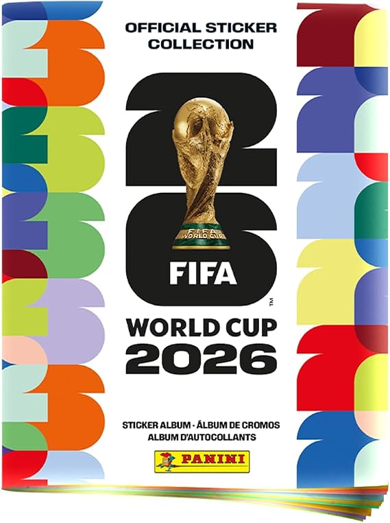 2026 Panini FIFA World Cup Sticker Collection Album Official Tournament Sticker Book for USA/Canada/Mexico 2026