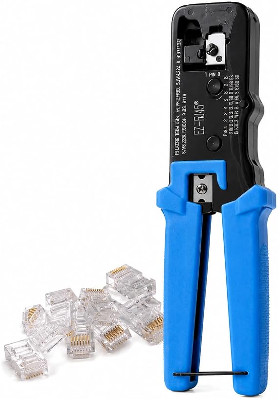 Platinum Tools 100008 EZ-RJ45 Combo - 24. Clamshell. silver