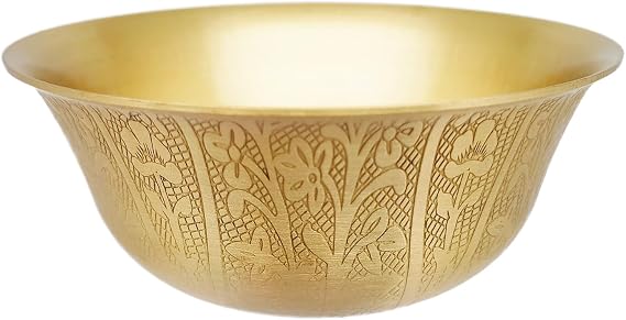 4 Inch Brass Bowl, Copper Offering Bowl for Smudge, Money, and Burning | Incense Burning, Smudging, Altar Ceremonies, Ritual Use, and Meditation.