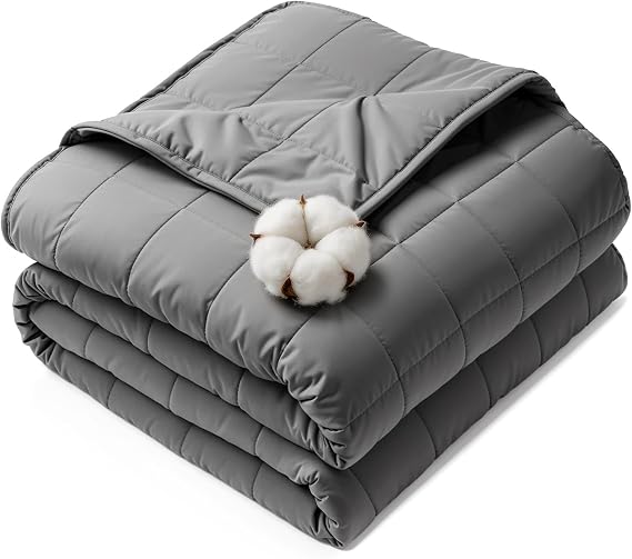HCOIW Weighted Blanket for Adults 5 LB 41 x 60 Queen Size Heavy Blanket