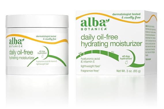 Alba Botanical Daily Hydrating Moisturizer Aloe & Green Tea 3 oz