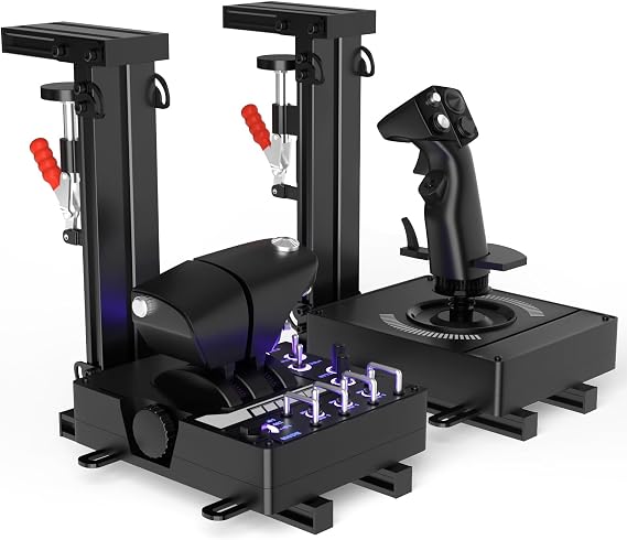 DIWANGUS Hotas Desk Mount, No Installation Joystick, Pack of 2
