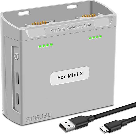 Mini2 Dual-Channel Battery Charger Two-Way Charging Hub for DJI Mini 2 SE