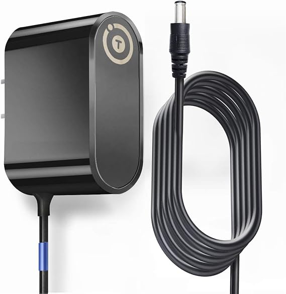 T-Power 6.6 Feet Cable Ac Adapter for 5V DC SiliconDust HDHomeRun Connect HDTV Dual High Definition Digital TV Tuner 2-Tuner HDHR3-US, HDHR4-2US, 2013 Model Charger Power Supply