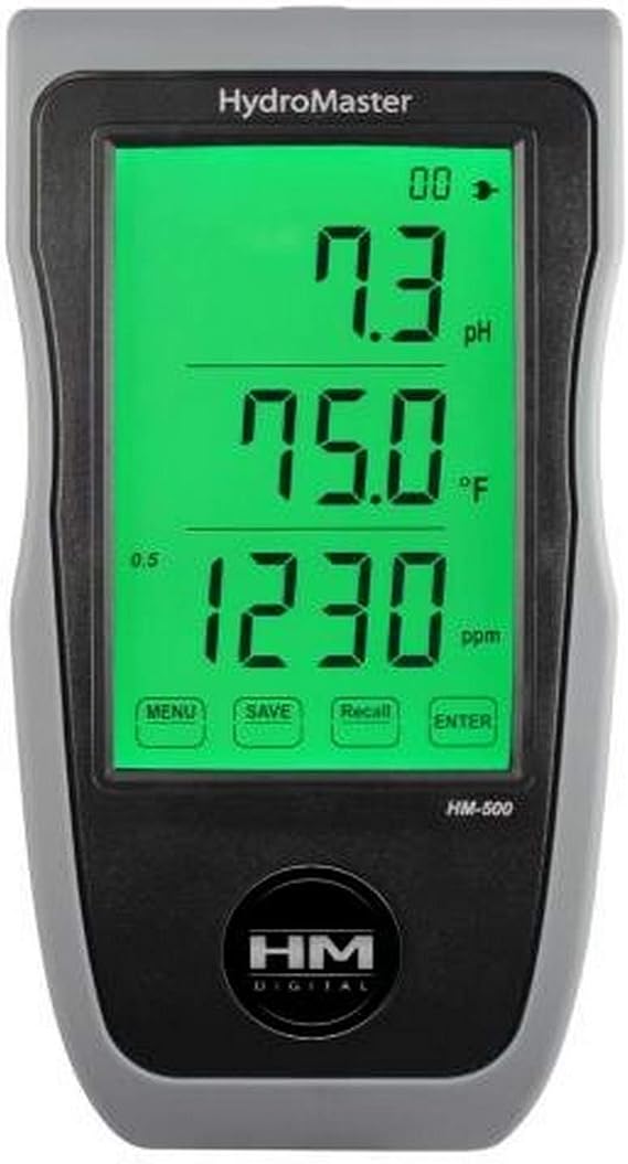 HM Digital 716147 HydroMaster Continuous pH/EC/TDS/Temp Monitor