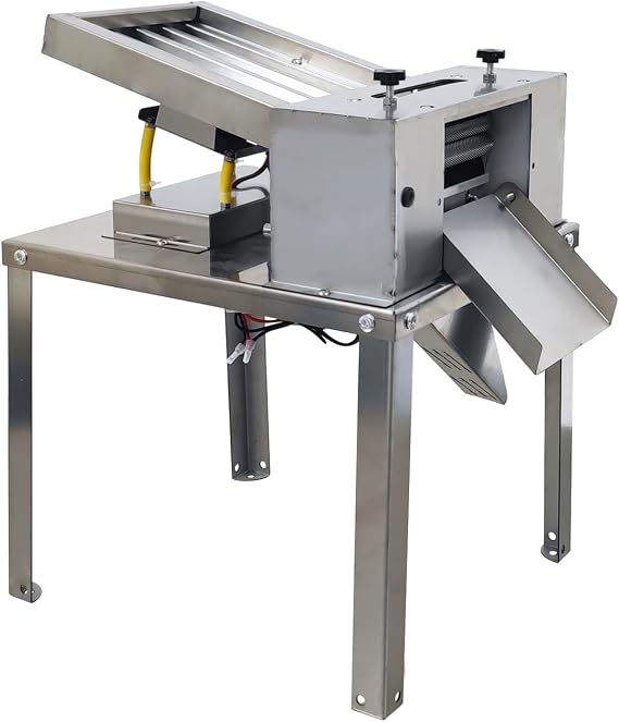 130lbs/h Commercial Pea Peeling Machine,110V 30W Stainless Steel Pea Peeling Machine, Adjustable Bean Sheller