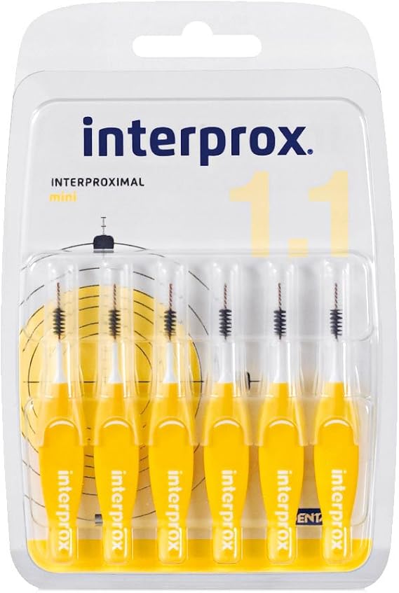 Interprox Cepillos interdentales Amarillo Mini 3 x 6 piezas