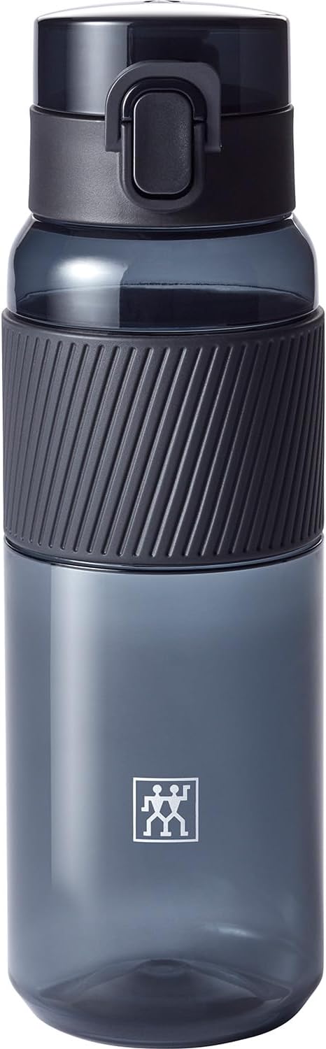 ZWILLING İçecek şişesi, BPA içermez, fitness, boş zaman ve ofis için su şişesi, tritan, siyah, 680 ml