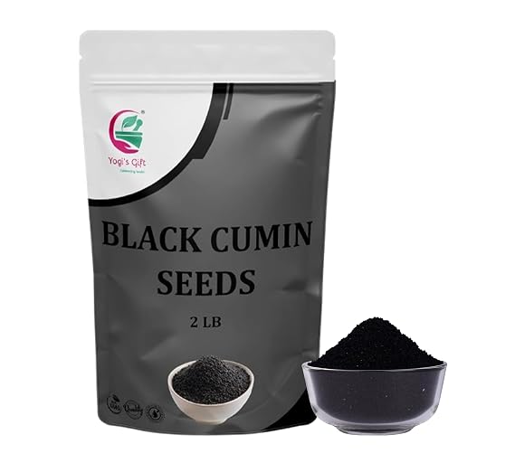 Yogi's Gift Black Cumin Seeds 2 LB | Nigella Sativa Kalonji Seeds