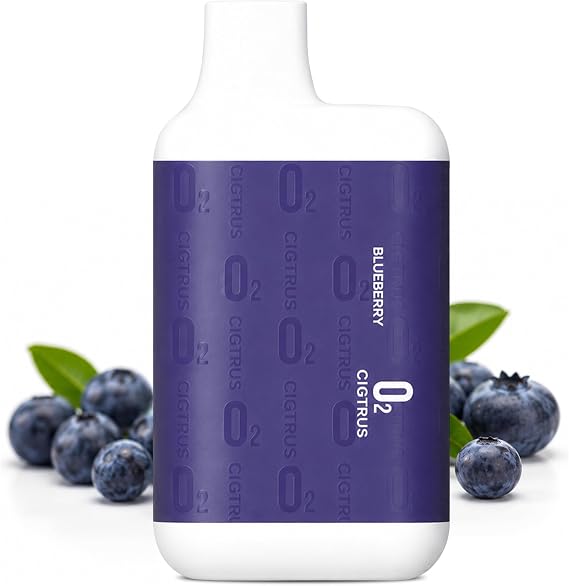 O2 Cigtrus Energy Boost - Portable Oxygen Inhaler - Blueberry