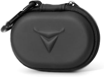 Decibullz - Zipper Headphones Carrying Case, Perfect for Earphones and Earplugs Black Pack of 1