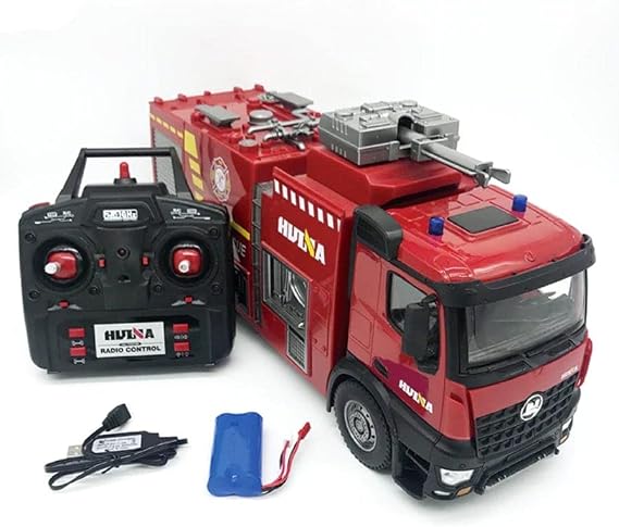 HuiNa 1/14 FIRE TRUCK WITH POWERFUL HOSE