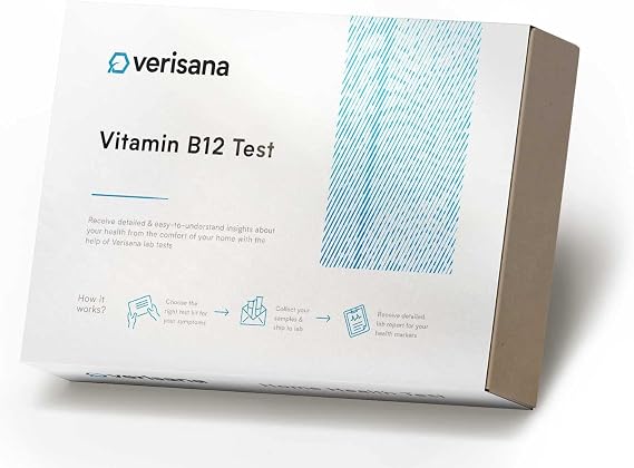 Verisana Vitamin B12 Test Determine Your Vitamin B12 Value Easily & Conveniently from Home Analysis by CLIA-Certified Lab