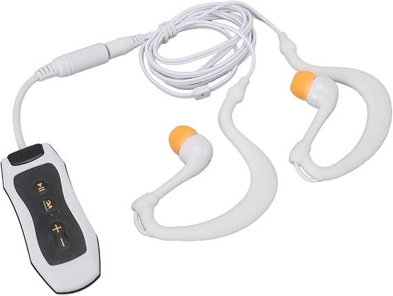 IPX8 MP3 Player with Earphone, ABS and Rubber Material, Hydrodynamic Design, Excellent Sound, Suitable for Outdoor Sports (8GB)