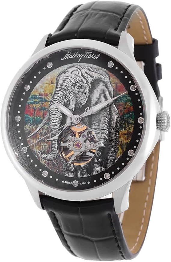Mathey-Tissot エドモンド オートハンドクラフト マルチカラーダイヤル メンズ腕時計 MC1886AEL
