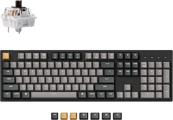 Keychron C2 Pro Wired Custom Mechanical Keyboard Full Size Layout