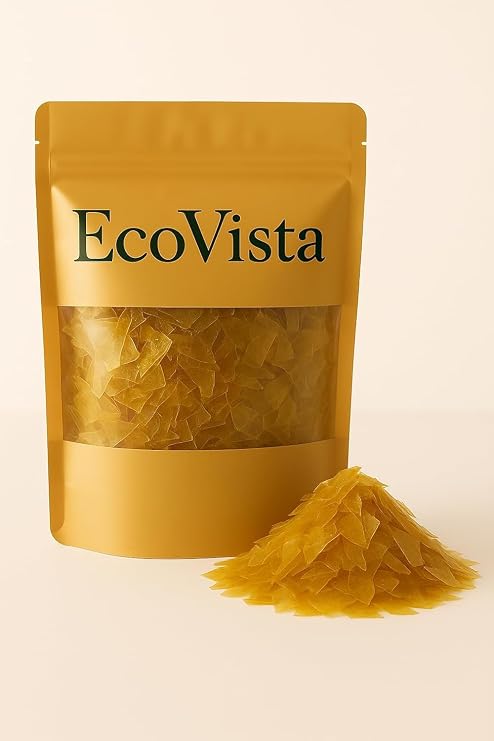 Transparent Dewaxed Super Blonde Shellac Flakes | 16oz (1 lb) | Premium Blonde Shellac for Wood Finishing, Crafting & Painting Supplies