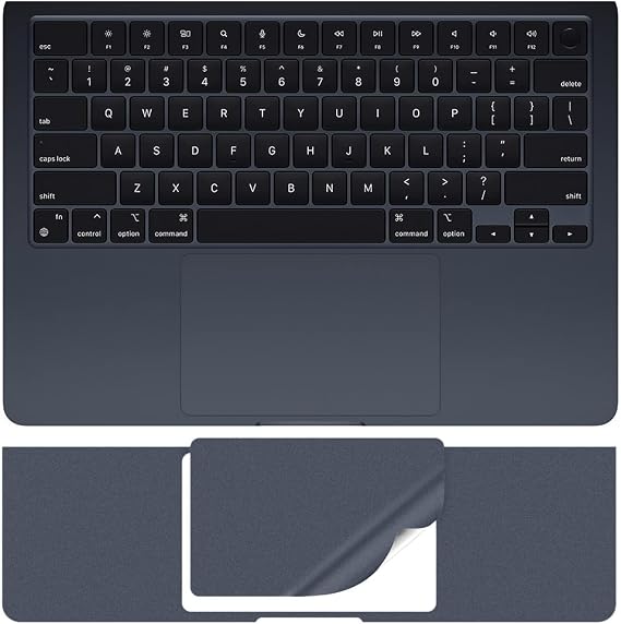 McStorey MacBook Air 13.6 İnç Trackpad Koruyucu ve Palm Koruyucu A2681 A3113 A3240 A3449 Uyumlu M2 M3 M4 M5 Avuç İçi Koruma Seti Gece Mavisi