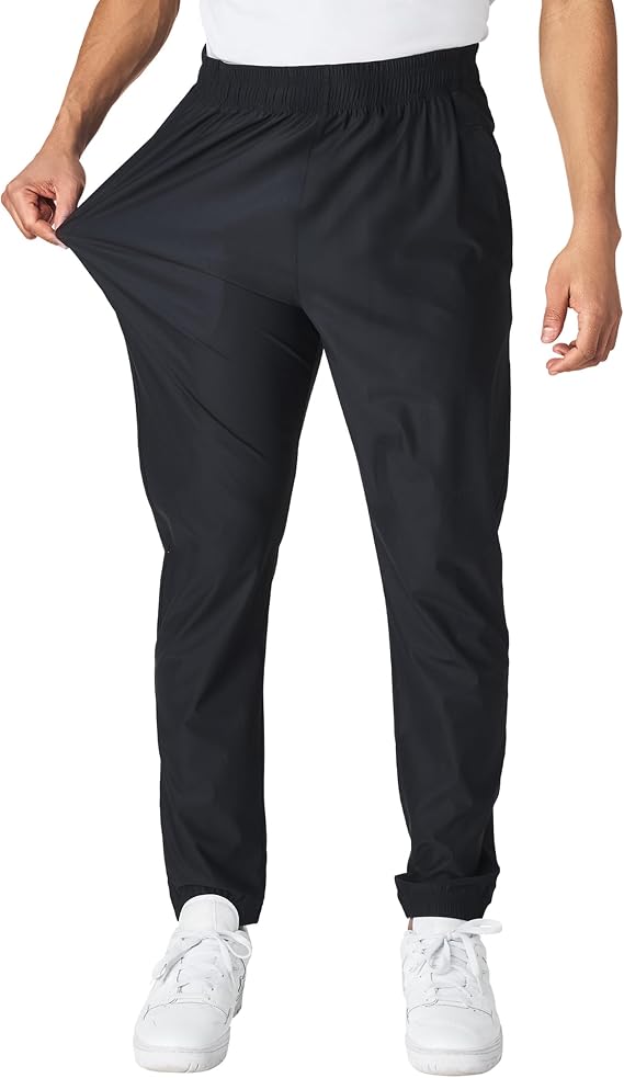 Ultra Performance Mens Jogger Pants Nylon Stretch Athletic Joggers for Men