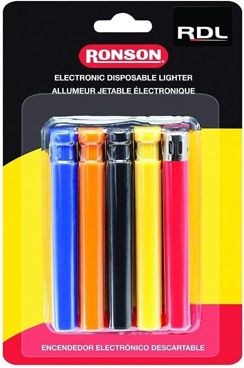 Ronson 41805 Disposable Lighter (5 Pack)