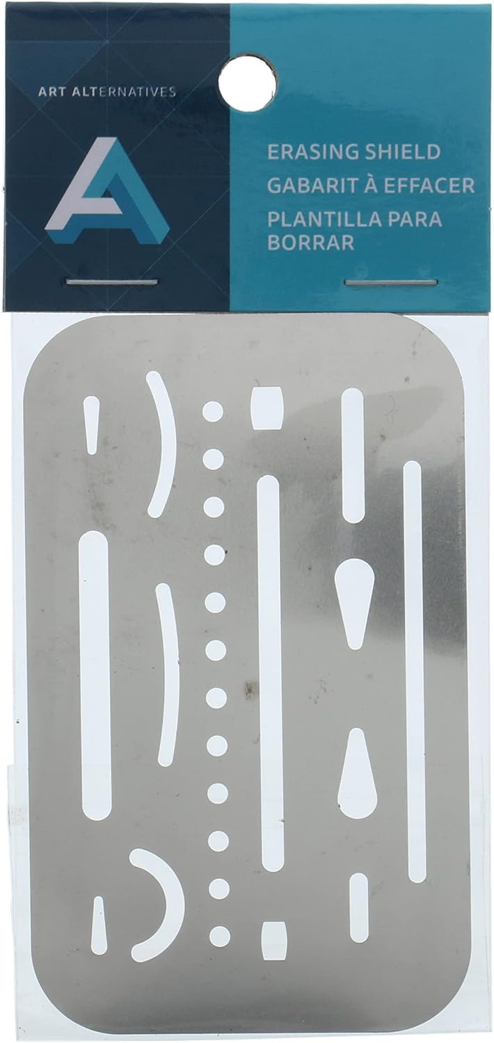 Art Alternatives Erasing Shield, Silver