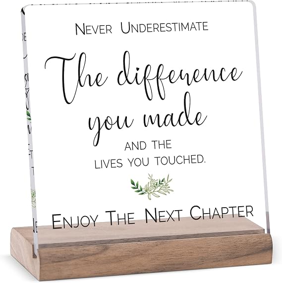Goodbye Gifts For Coworkers Leaving Gifts For Women Farewell Gifts For Friends Going Away Gift For Boss Leaving Job Retirement Gifts For Women Men Retirement Party Decorations New Job Gifts For Desk