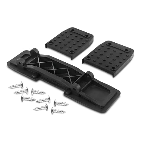 Drywall Stilts Sole Replacement Kit, 1 Set (Stilt Foot Plate, Stilt Sole, Screws), Drywall Stilts Parts, Indoor Construction Painting Accessories