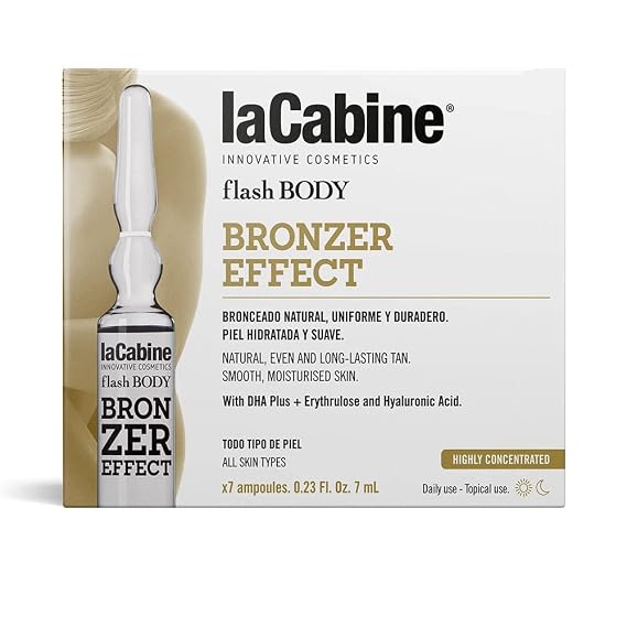 La Cabine Flash Body Bronzing Effect 7 Ampoules of 7 ml one Color