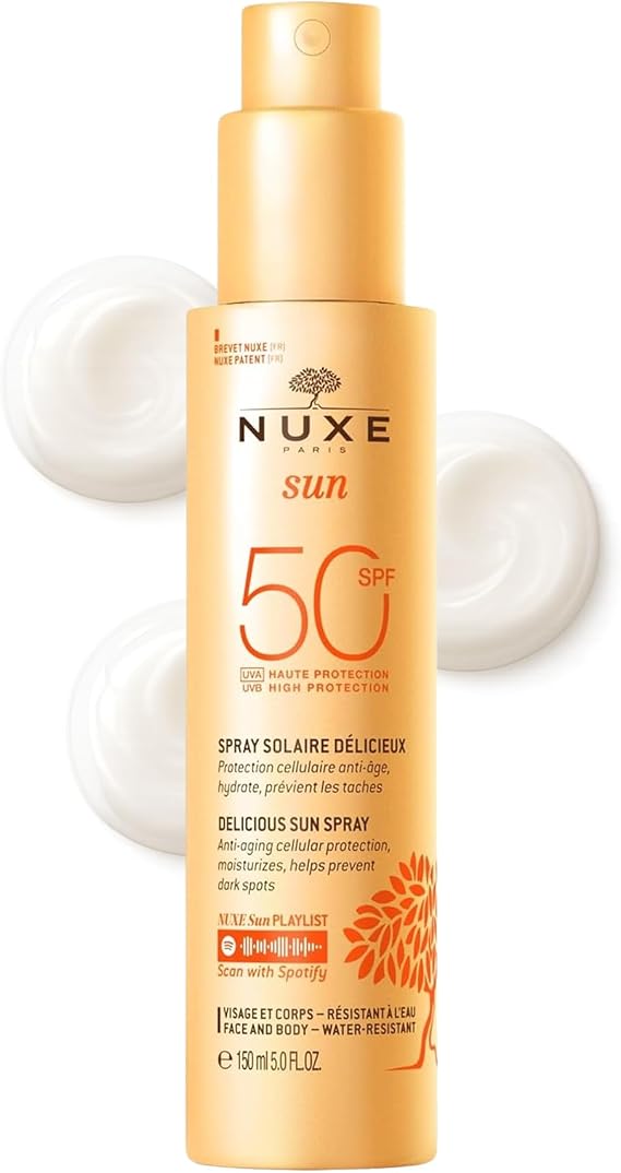 Nuxe Sun Spray Fondant Güneş Koruyucu Yüz ve Vücut Sütü Spf 50 150 ml