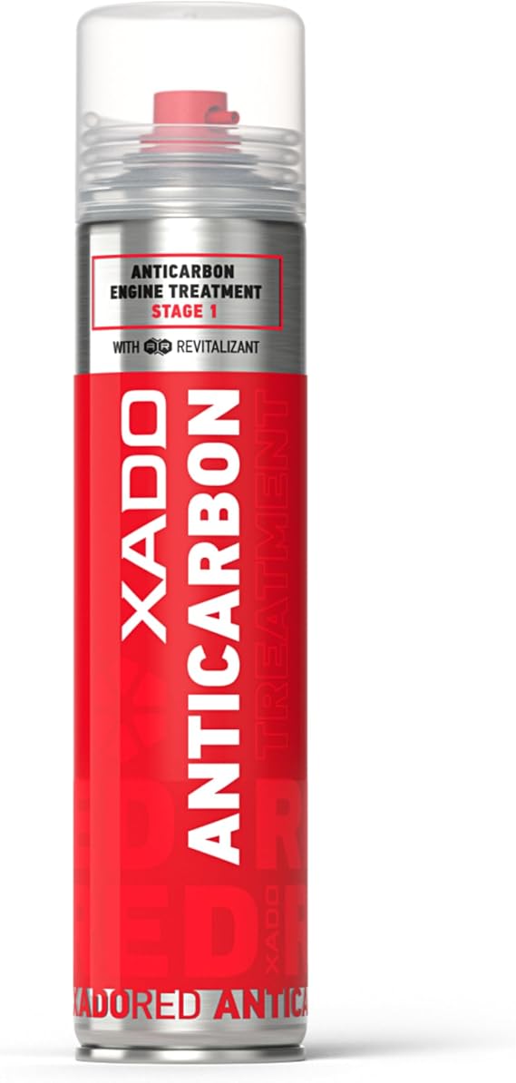 XADO RED ANTICARBON Engine Decarbonizer Spray - Removes Carbon Deposits & Restores Engine Performance, 320 ml