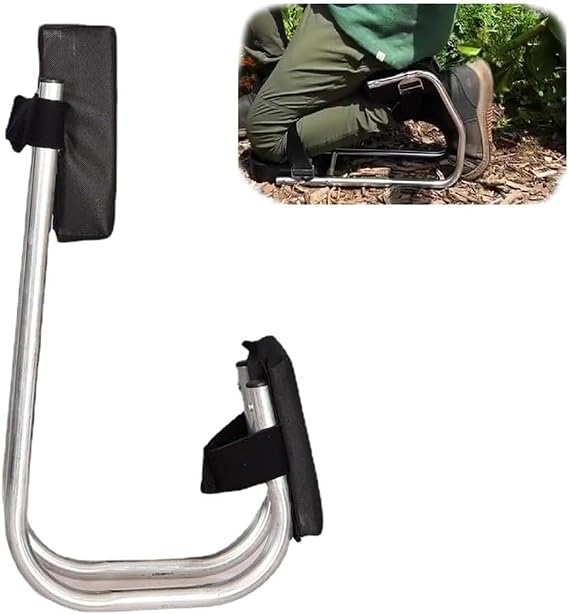 Knee Seat, Knee Seat for Gardening, 2024 New Kneeseat Ergonomic Knee Protection and Ankle Support, Handling Knee Seat for Gardening Work Protecting Knees(Black)