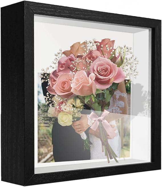 3D Shadow Box Frame, 12"× 12" Picture Frame 3 cm Deep Box Frame
