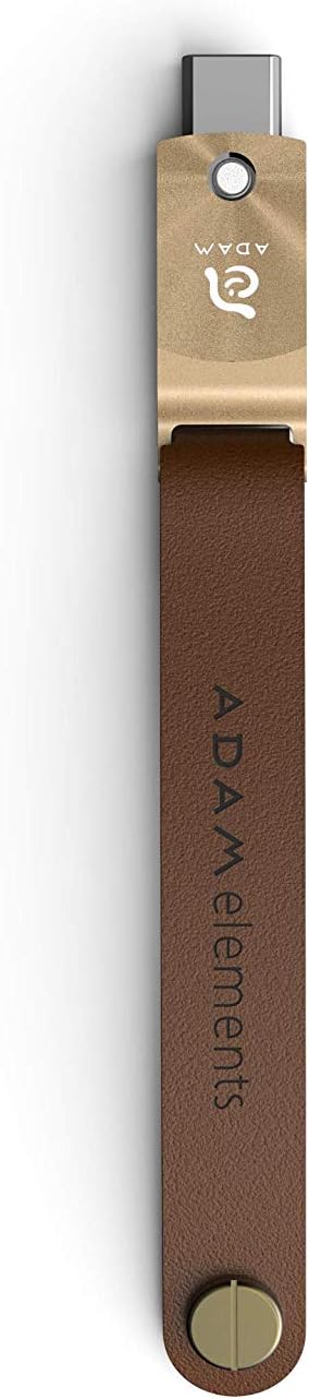 ADAM Elements ADRAD64GRMGDJ Type-C (USB-C), USB-A 3.1, Dual-Compatible, USB Memory, 64GB, Gold, Genuine Japanese Product