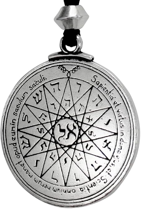 Talisman of Mercury Key of Solomon Pentacle Amulet Necklace