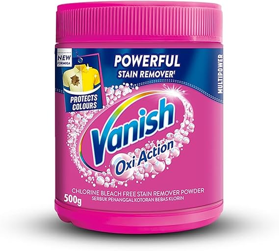 Vanish Oxi Action Powder Fabric Stain Remover Colour Safe - 470g