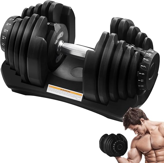 40KG Adjustable Dumbbells,Dumbbells Set for Saving Place Adjustable Dumbbell Weights with Non-Slip Handle, Home Gym Strength Training Equipment for Full Bodybuilding black 1 pieces