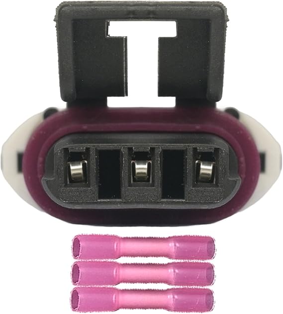 Oxygen Sensor Connector Wiring Harness Pigtail Plug S-724 1P1220 12117025 88862272 PT2353 4.1 4.3 5.0 5.7 6.5 7.4 Fit for Chevrolet Astro C1500 Suburban C2500 C35 C3500 K1500 1995 95, 3 Pin