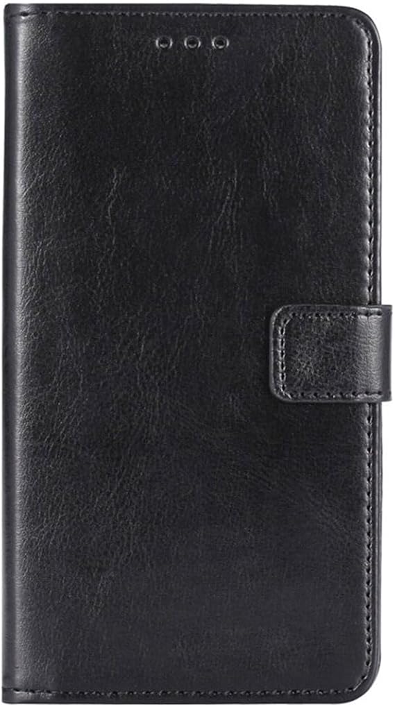 Leather Shell for Bigme B7 Pro Protective Cover, Holster Stand Case, Wallet Phone case with[Cash and Card Slots],Magnetic Cover for (7,0") - Black-HZFM