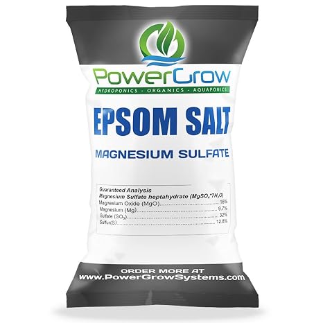 Epsom Salt (Magnesium Sulfate) Agricultural Grade Bulk (25 Pounds)