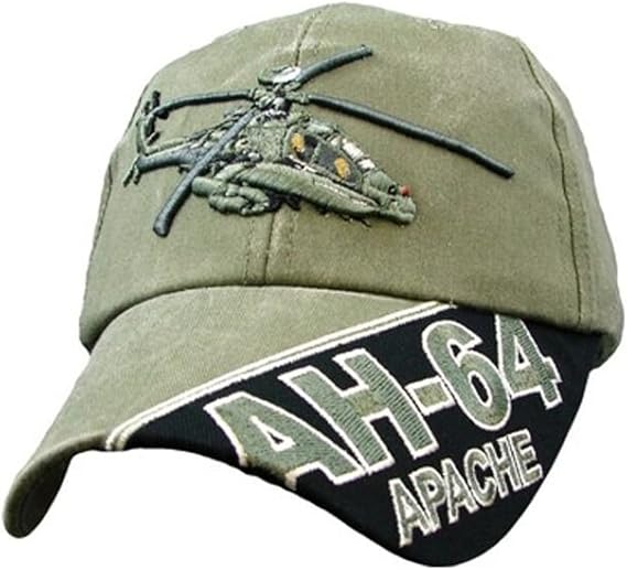 U.S. Army AH-64 Apache Ball Cap Green