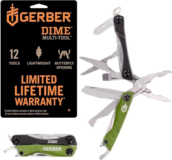 Gerber 1027828 Dime Multifunction Tool Green
