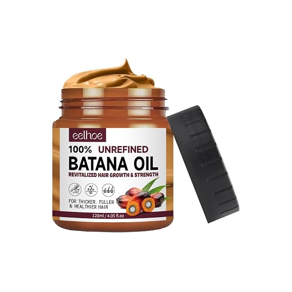 AMALIA Batana Oil for Hair Growth, Enhances Hair Thickness, Prevents Loss for Men & Women, 4.05 fl oz