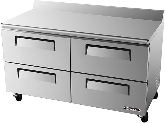 Turbo Air (TWR-60SD-D4) - 61" Worktop Refrigerator - Super Deluxe Series