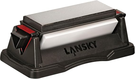 Lansky BS-TR100 Tri-Stone Benchstone, Black