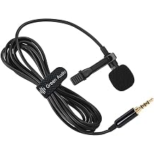 Speaker Lapel Microphone Adapter - Practical Accessory for Voice Recording, Clip- Microphone, Portable Audio Adapter for Voice Recording, Clip- Microphone